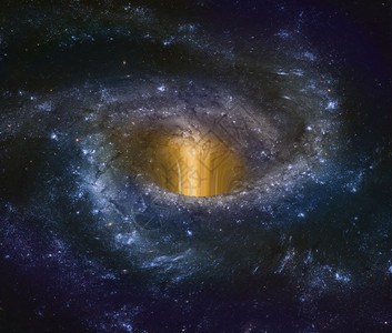 科幻关于黑洞弯曲事件地平线和吞噬银河系的一些元素说明美国航天局提供的一些元素经过小说图片