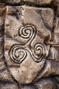 维京人古代凯尔特象征维京历史的细节现代太阳背景图片