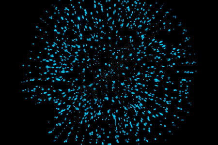 摘要背景蓝粒子爆炸震荡波三度爆破空气光束图片