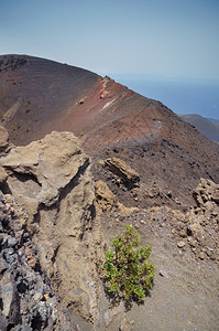 夏天国民岩浆西班牙加那利群岛拉帕尔马的圣安东尼奥火山景观图片