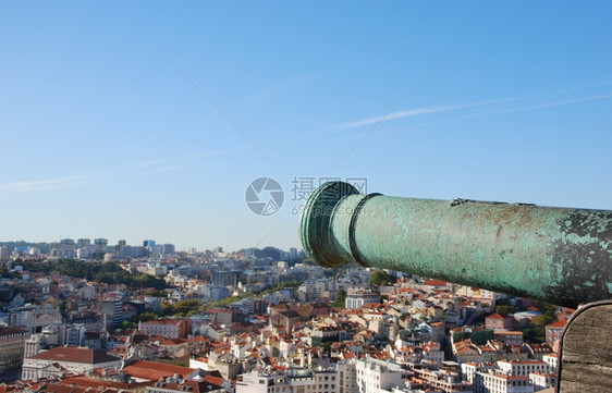 弹道战场保护葡萄牙首都里斯本的铁火Lisbon城堡图片