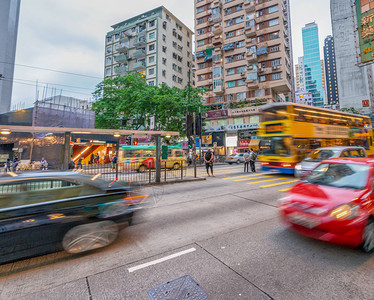 快速地镇2014年5月日香港每年有10万游客乘车和出租前往香港图片