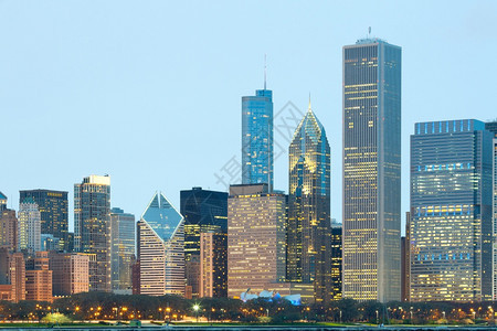 美国伊利诺州芝加哥市下天际建筑学城目的地图片