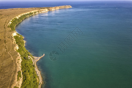CapeKaliakra是保加利亚北部黑海岸的漫长而狭窄国土水景观户外图片