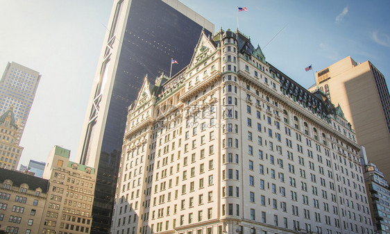 第5名城市美国纽约州著名酒店广场2016年一月日的外观城市图片