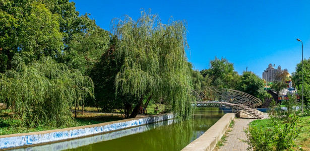 乡村的城市景观乌克兰敖德萨Odessa09162胜利公园乌克兰敖德萨Odessa人们图片