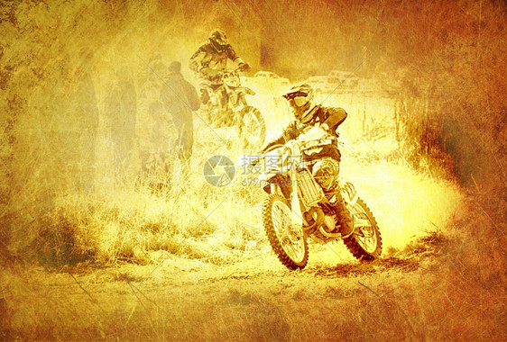 颜色运动Grunge地球背景所强加的越野摩托车赛超级强的艺术图像朴实图片