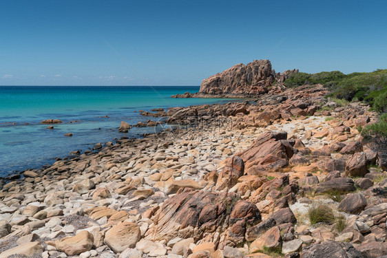 西澳大利亚州LeeuwinNaturatiliste公园自然角美丽的沿海景观旅行博物学家风景优美图片