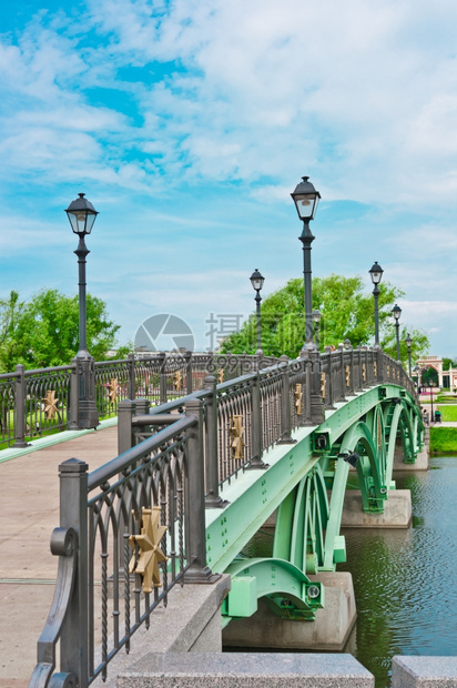 拱博物馆艺术俄罗斯莫科东欧沙里西诺公园的桥梁图片