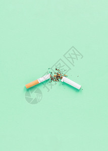 抽烟破碎的雪茄rete污染不良图片