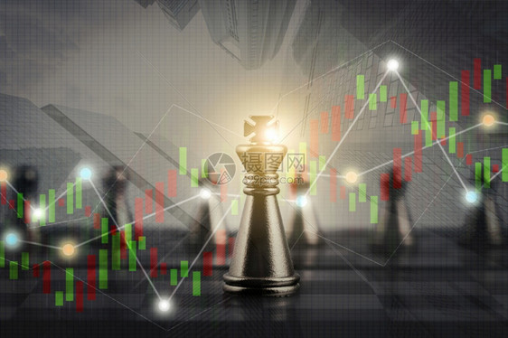 利润金融的接触具有象棋盘游戏比赛成功和领导才能商业概念的双重风险金融市场股票图包括双面金融市场股票表图片