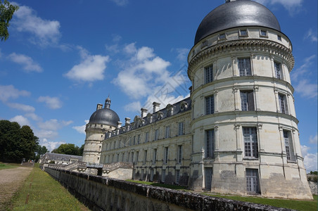 法国城堡瓦伦凯的风景法语奢华雨图片