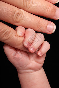 心成人持有的婴儿手白色为人父母图片