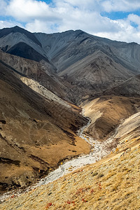 如画阿尔泰山和间峡谷的自然景观阿尔泰山和间峡谷的自然景观绿色红的图片