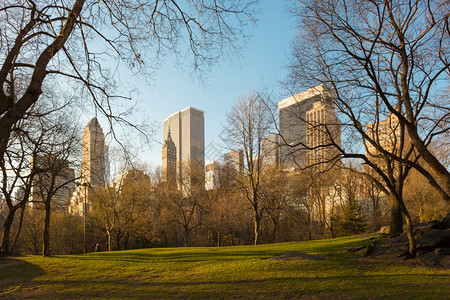 外部的公寓美国纽约州市中央公园的曼哈顿中城天际网裸图片