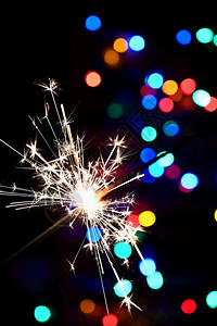 鞭节日抽象的圣诞和新年快乐的美丽颜色背景闪光灯概念Name圣诞和新年快乐图片