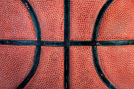 篮子抽象背景是旧篮球的一部分旧篮球的一部分法庭领域图片