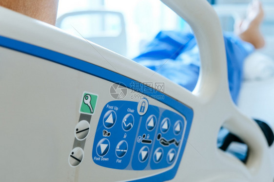 房间泰国可调整的医院床位病室电动人床单详细信息医疗的图片