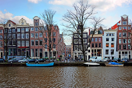 老的城市美丽荷兰阿姆斯特丹市风景来自荷兰阿姆斯特丹图片