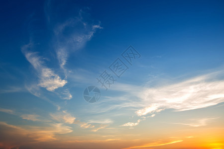 黄色的场景日出蓝色的落戏剧天空纹理背景图片