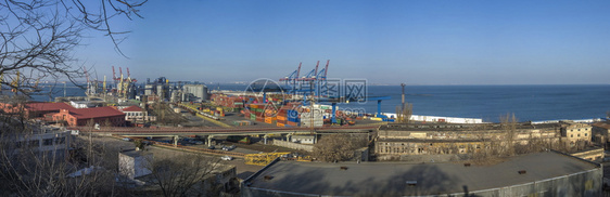 起重机乌克兰敖德萨061429乌克兰敖德萨货运港和集装箱码头全景乌克兰敖德萨货运港欧洲海军图片
