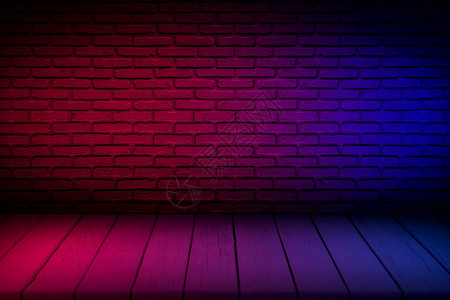 坡度用于产品展示横幅或模拟的亮光效果红和蓝虹背景灯光用于产品展示横幅或模拟的闪光效应明亮夜晚图片
