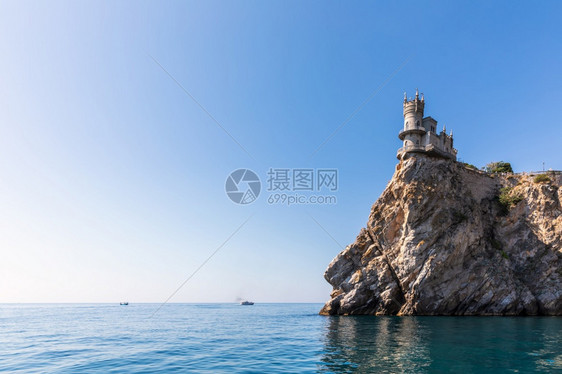受欢迎的雀巢美景Gaspra克里米亚燕子王冠美景克里米亚建筑学海滨图片