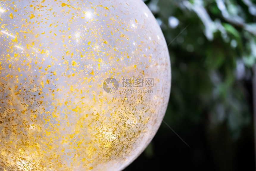 庆典透明气球金面纸合紧闭喜庆的丰富多彩图片