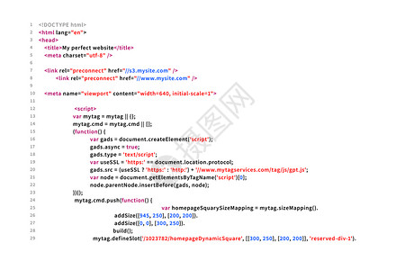 标题在白色背景的浏览器视图中带有彩色标签的简单网站HTML代码在白色背景的浏览器视图中带有彩色标签的简单网站代码布局命令图片