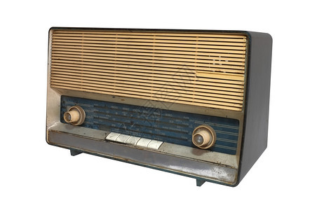 数字上个世纪的回射无线电收音机沟通调谐器图片