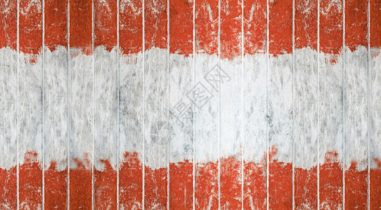 晒干旧橙色和白颜的木壁作为背景或纹理自然型样板空白复制间老的古董图片