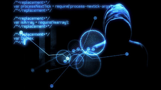 数字的系统3d插图隐蔽黑客攻击数据服务器黑客从窃取安全信息展示图片