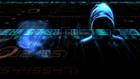 联系3d插图隐蔽黑客攻击数据服务器黑客从窃取安全信息在线的贼图片