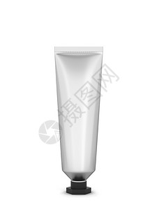 白色背景上孤立的空白油漆管模拟3d插图产品液体洗剂图片