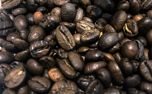 烤焦的咖啡豆图片