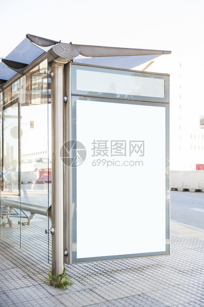 商业的路边木板高分辨率照片巴士车站空白广告板优质照片最高品质照片图片