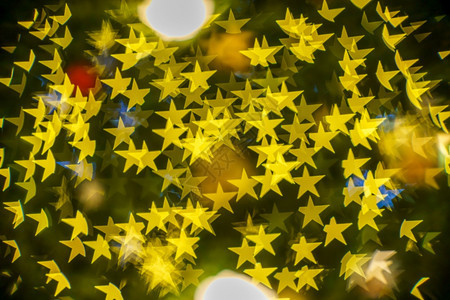 圣诞装饰星星灯光图片