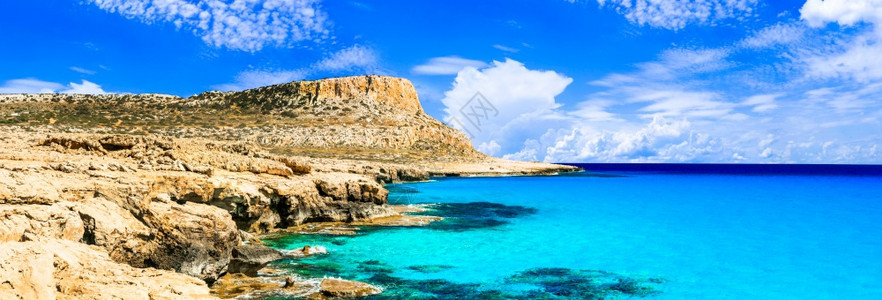 塞浦路斯岛格雷科角公园的美丽自然特天放松地中海图片