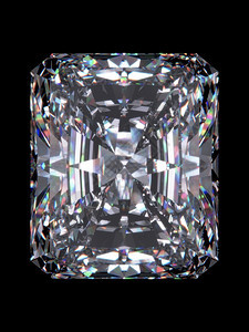 钻石系列与3D珠宝隔离的钻石3D珠宝杰出的富有首饰图片