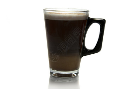 休息马克杯咖啡中含牛奶的饮料香气图片
