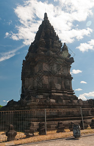 城堡老的普兰巴南寺印度尼西亚的兴都庙与柬埔寨的安科尔斯柯佛寺类似古老的图片