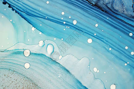画酒精墨水抽象背景宏观照片海浪艺术品图片