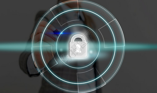 应用程序无线的于Web数据信息安全应用系统的图形挂锁最新数字技术保护据挂锁安全在虚拟显示器上的商人带锁以确保安全盾图片