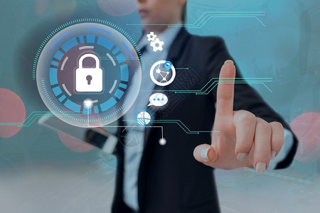 密码用于Web数据信息安全应用系统的图形挂锁最新数字技术保护据挂锁安全在虚拟显示器上的商人带锁以确保安全网络虚拟的图片