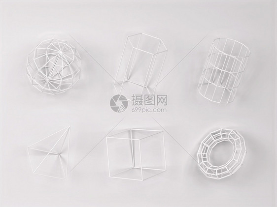 形式最小设计3d插图Minimaldesign3d博览会图片