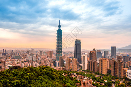 2019年5月4日台北市景10楼天线亚洲中央风景背景图片
