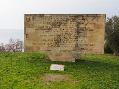 纪念阿塔图尔克的讲话悼念在第一次世界大战中参加利波战役的盟军部队所有阵亡士兵和水手Ataturk孤独战争图片