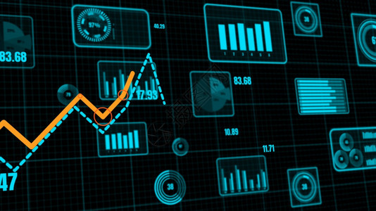 形象的oopicapi用于财务数据分析的愿景商业仪表板3D使计算机图形用于财务数据分析的愿景商业仪表板能够用于财务数据分析技术图片