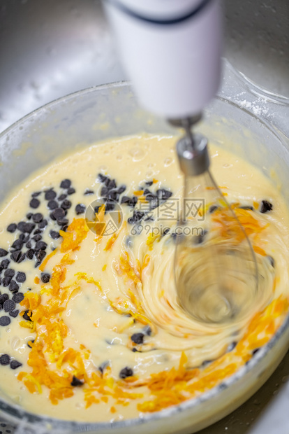 混合自制美味蛋糕和的模糊照片面黄油巧克力图片