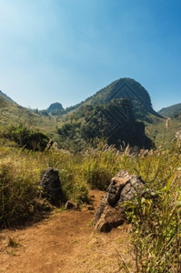 工业的美丽泰国清迈DoiLuang清道山地貌泰国清迈街道图片